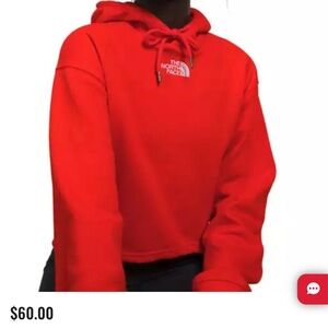 Red Northface Hoodie